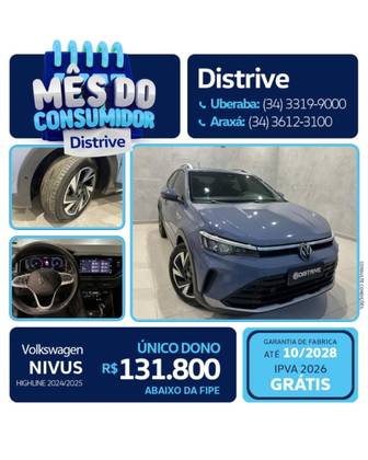 VOLKSWAGEN NIVUS 1.0 200 TSI TOTAL FLEX HIGHLINE AUTOMÁTICO